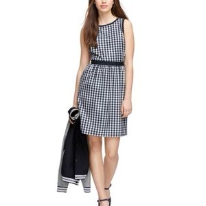 Brooks Brothers Gingham Plaid Sleeveless Dress Size 12